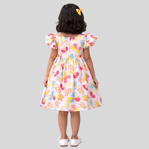 Butterfly Bloom Flutter Dress
