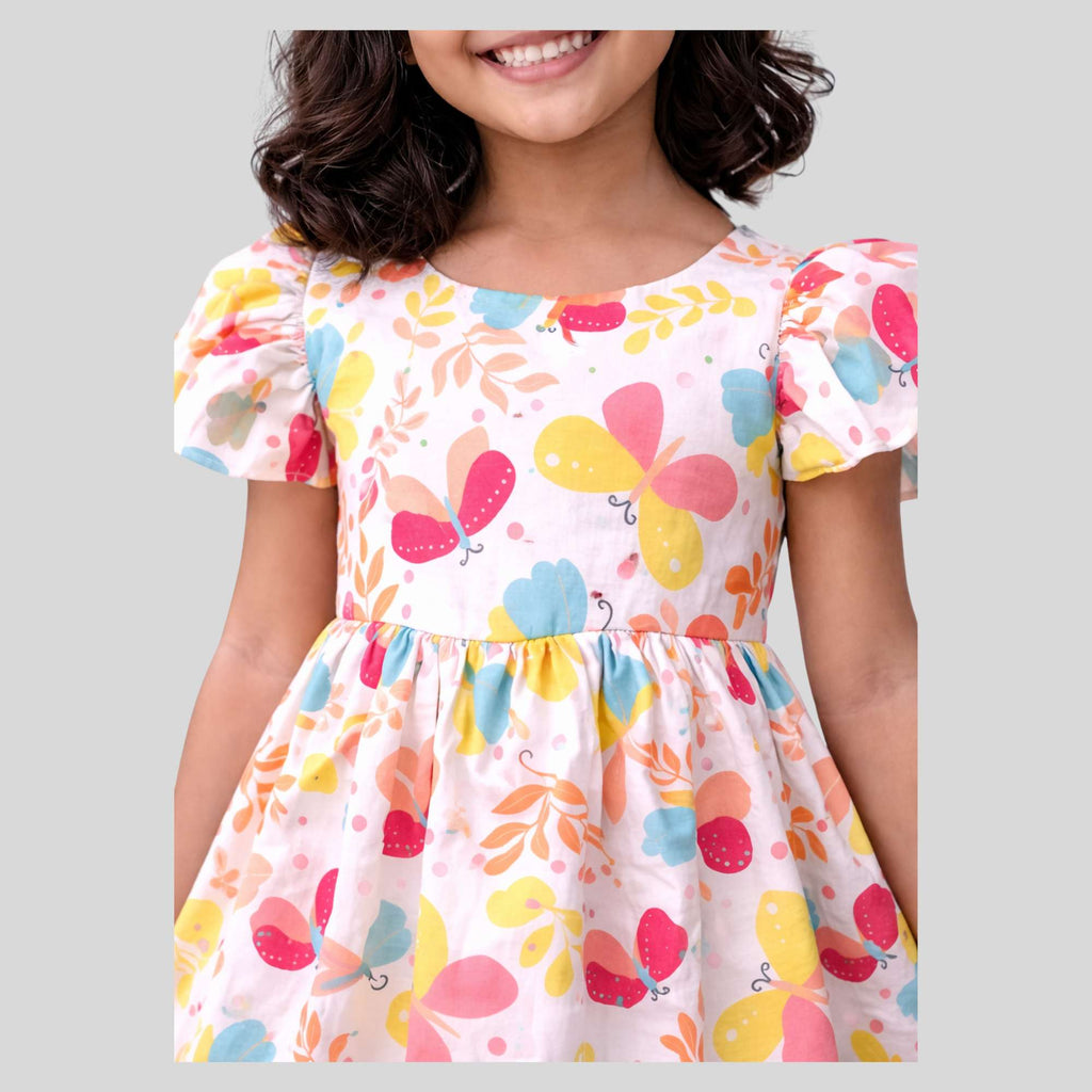 Butterfly Bloom Flutter Dress