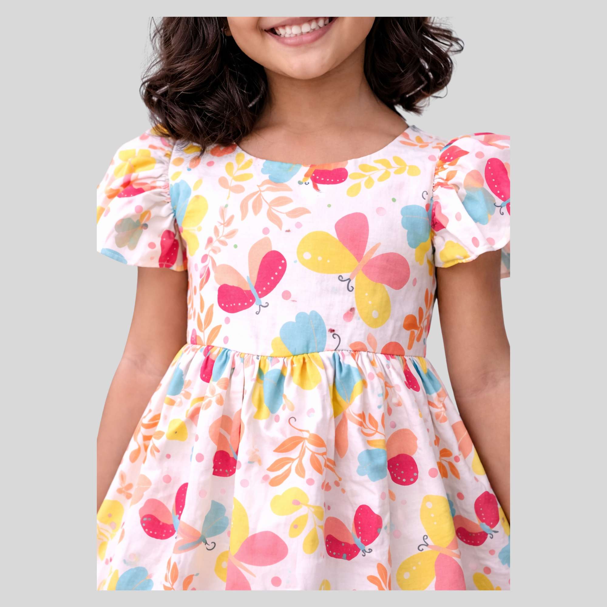 Butterfly Bloom Flutter Dress