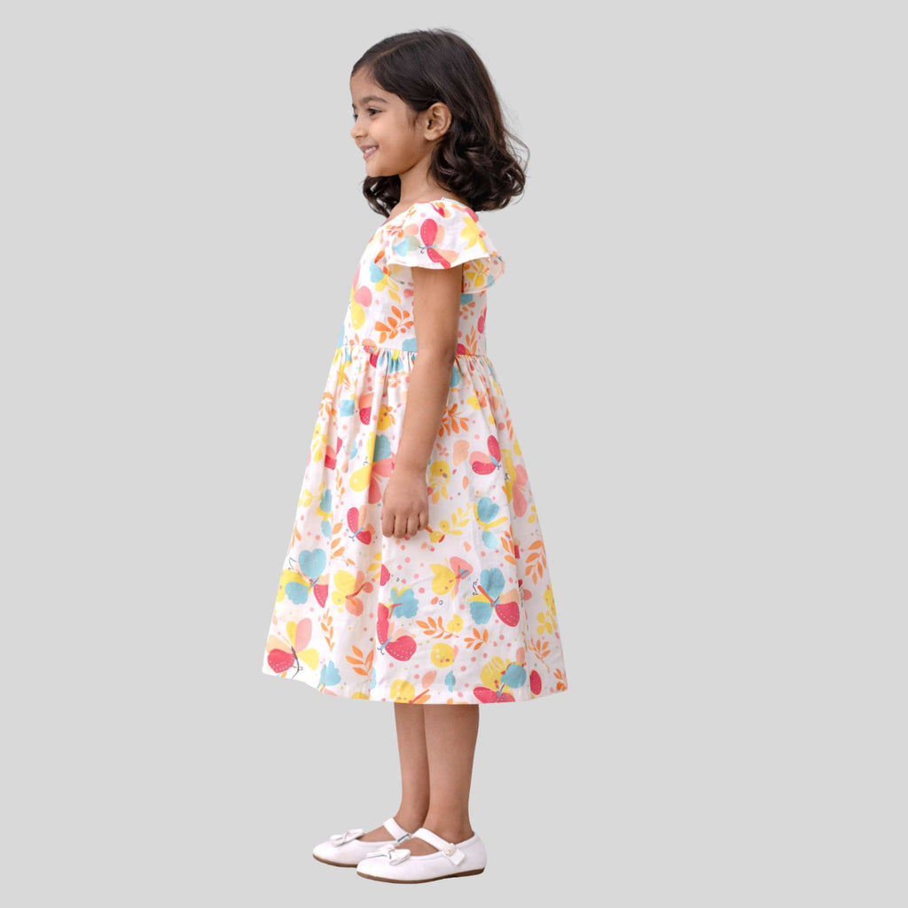 Butterfly Bloom Flutter Dress