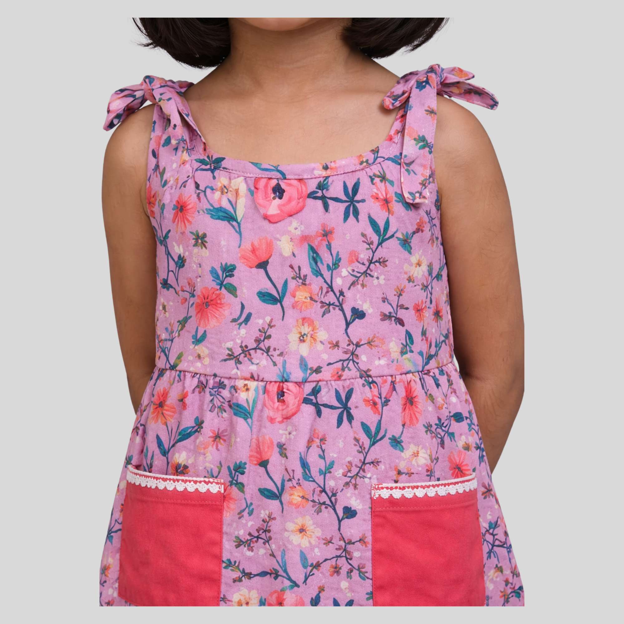 Blush Garden Pocket Dress