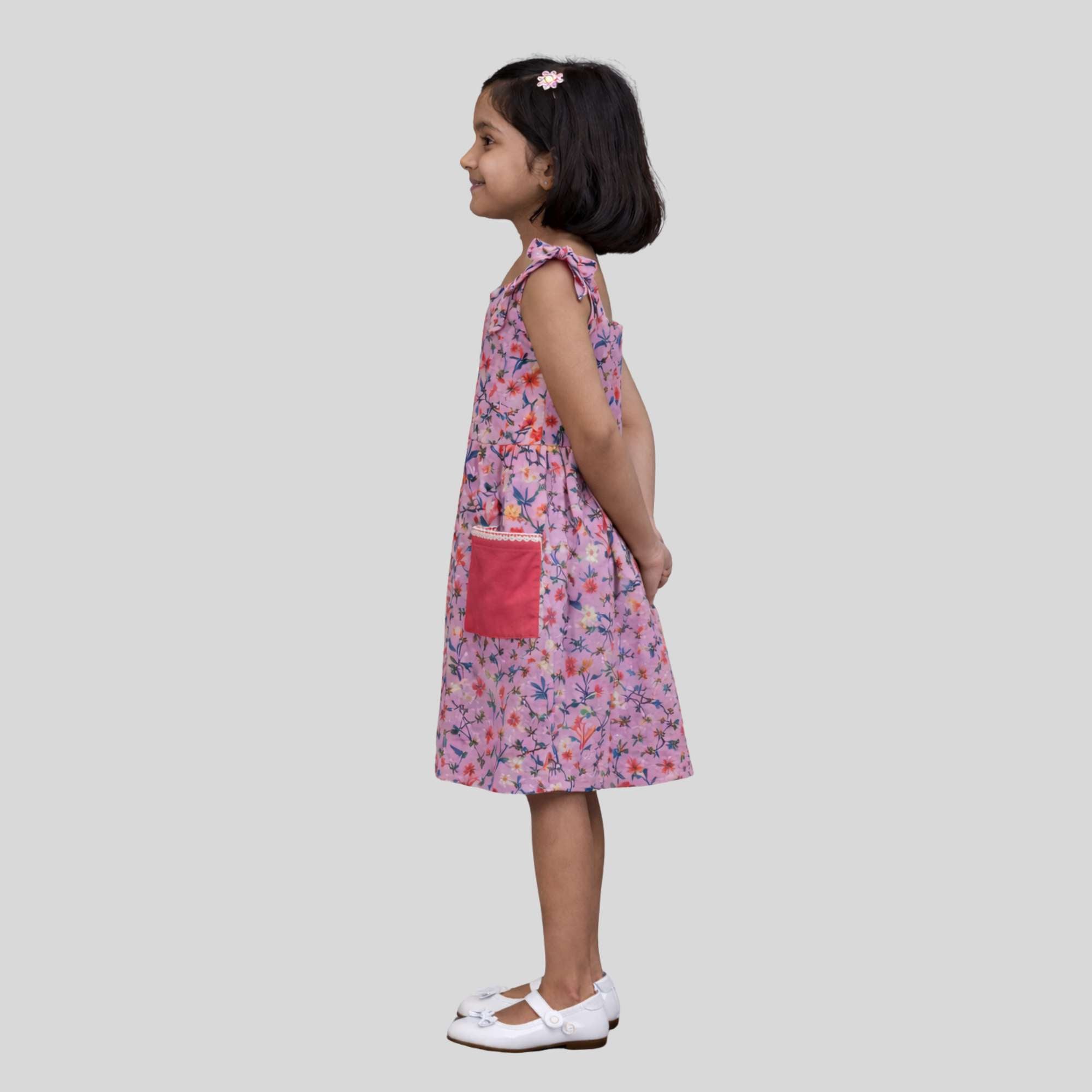 Blush Garden Pocket Dress