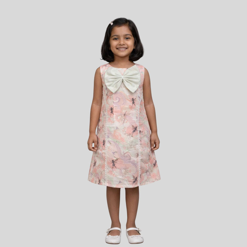 Pastel Whisper Bow Dress