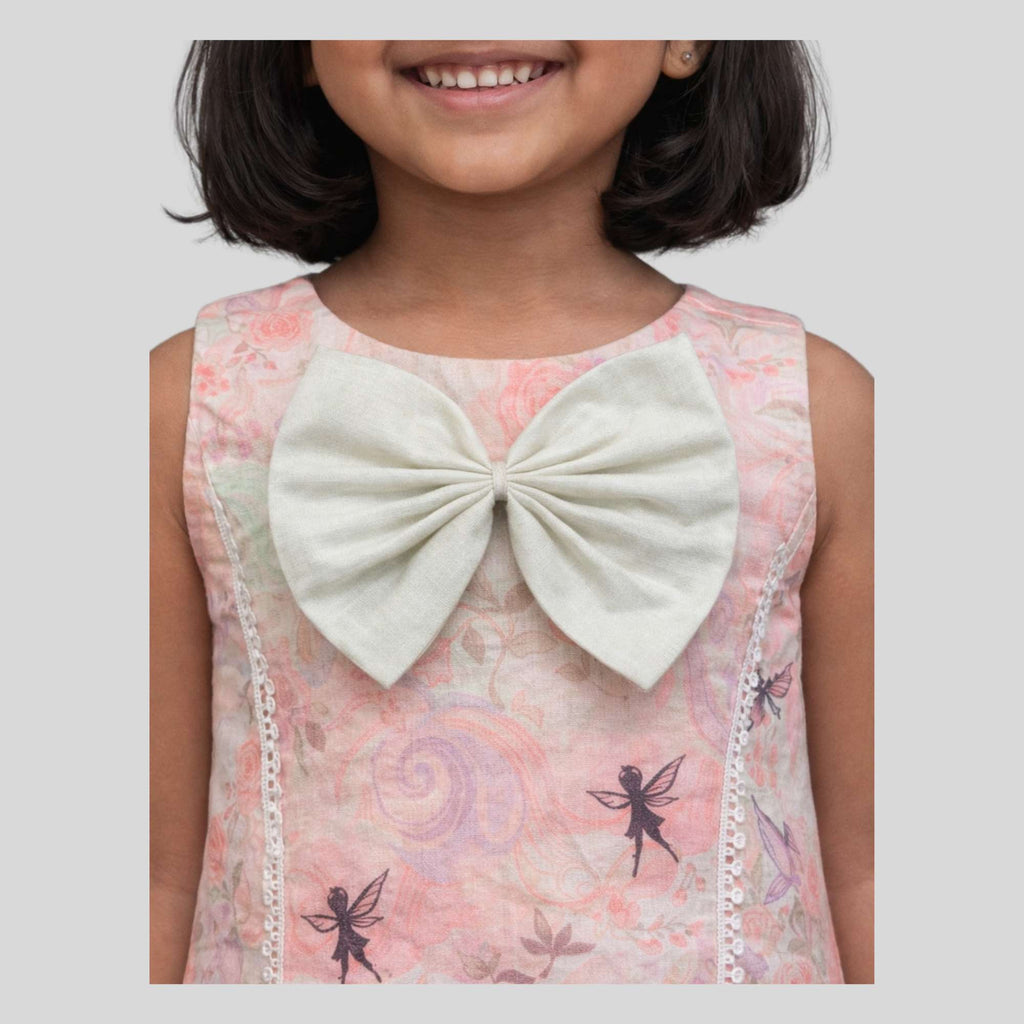 Pastel Whisper Bow Dress
