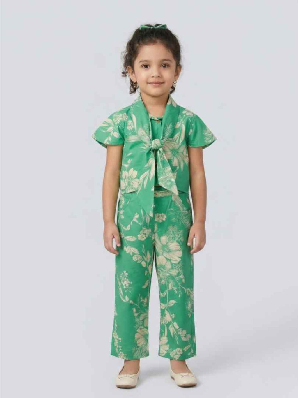 Kevora Emerald Bloom Co-ord Set