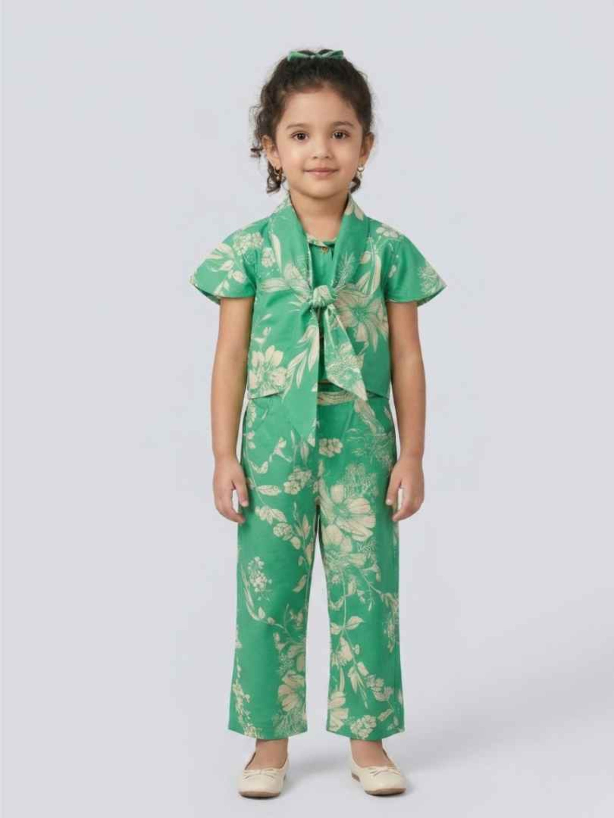 Kevora Emerald Bloom Co-ord Set