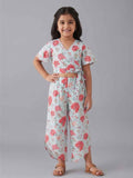 Kevora Blush Bloom Wrap Co-ord Set