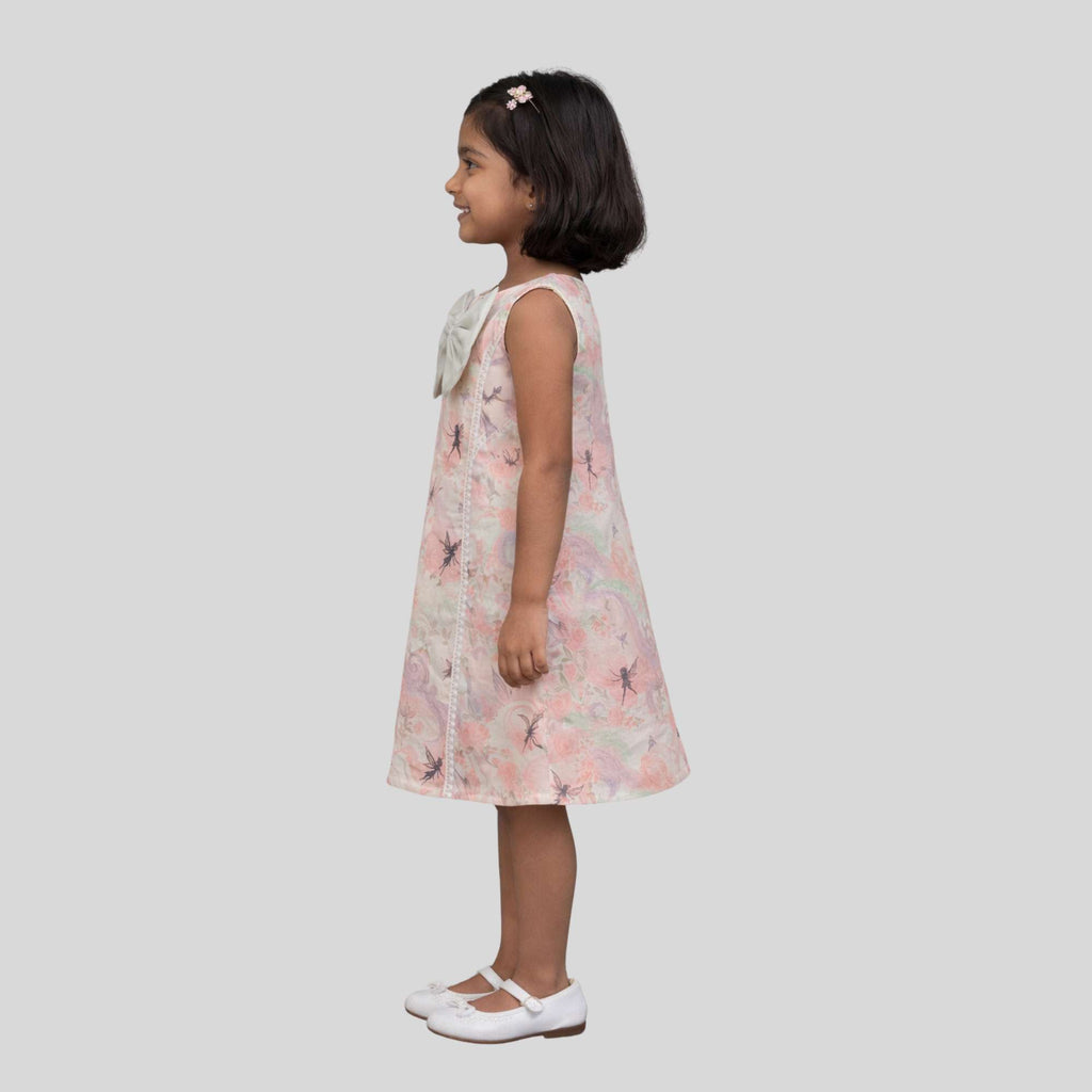 Pastel Whisper Bow Dress