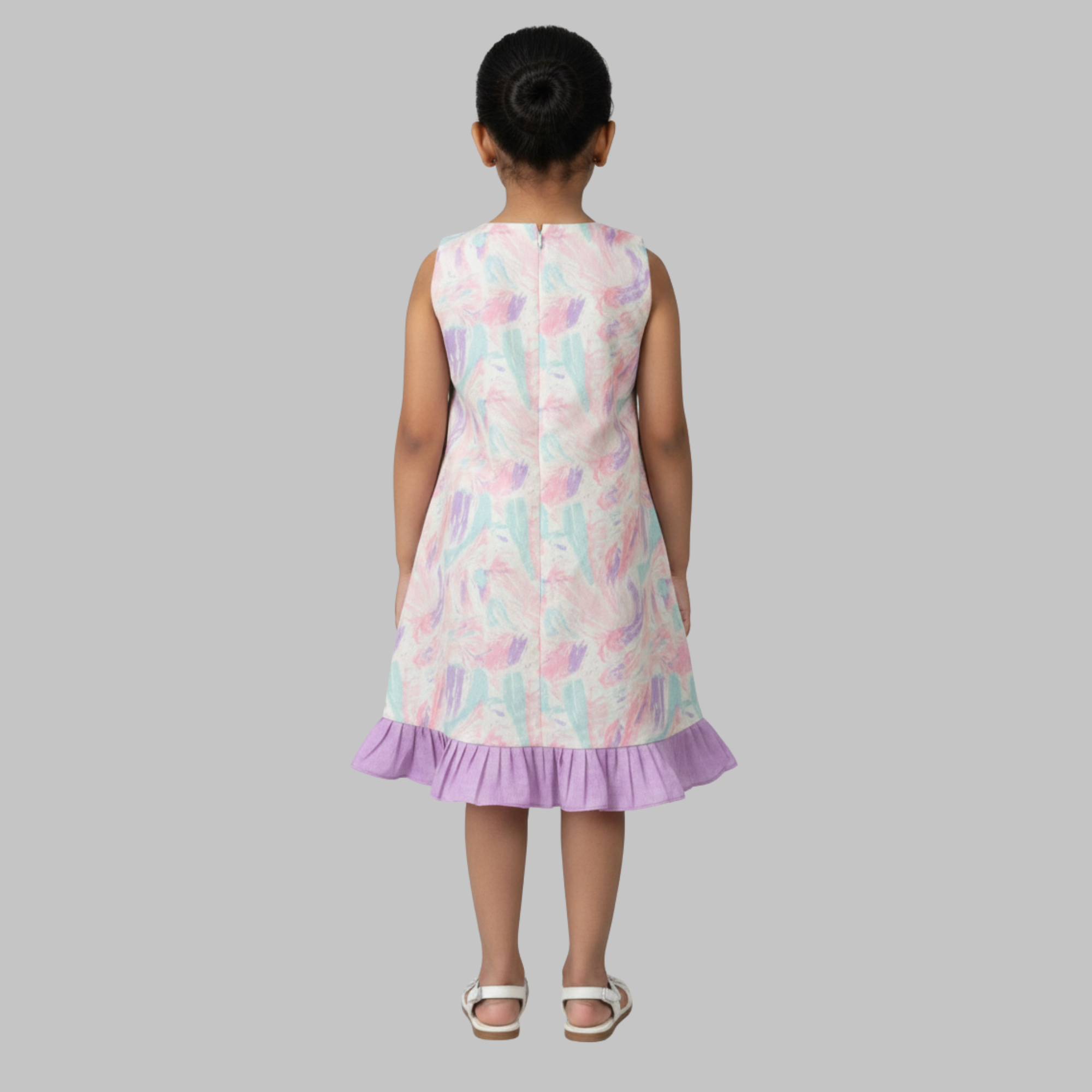 Print A-Line Dress