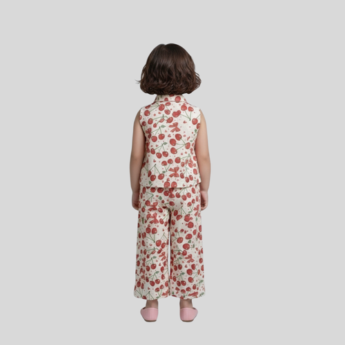 Cherry Sweetheart Co-ord Set for Girls