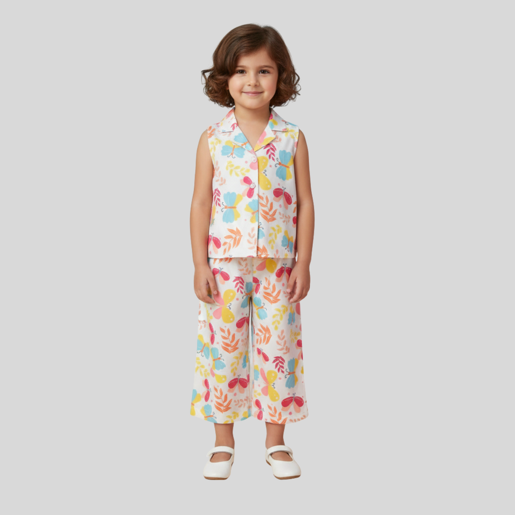 Butterfly Garden Co-ord Set for Girls
