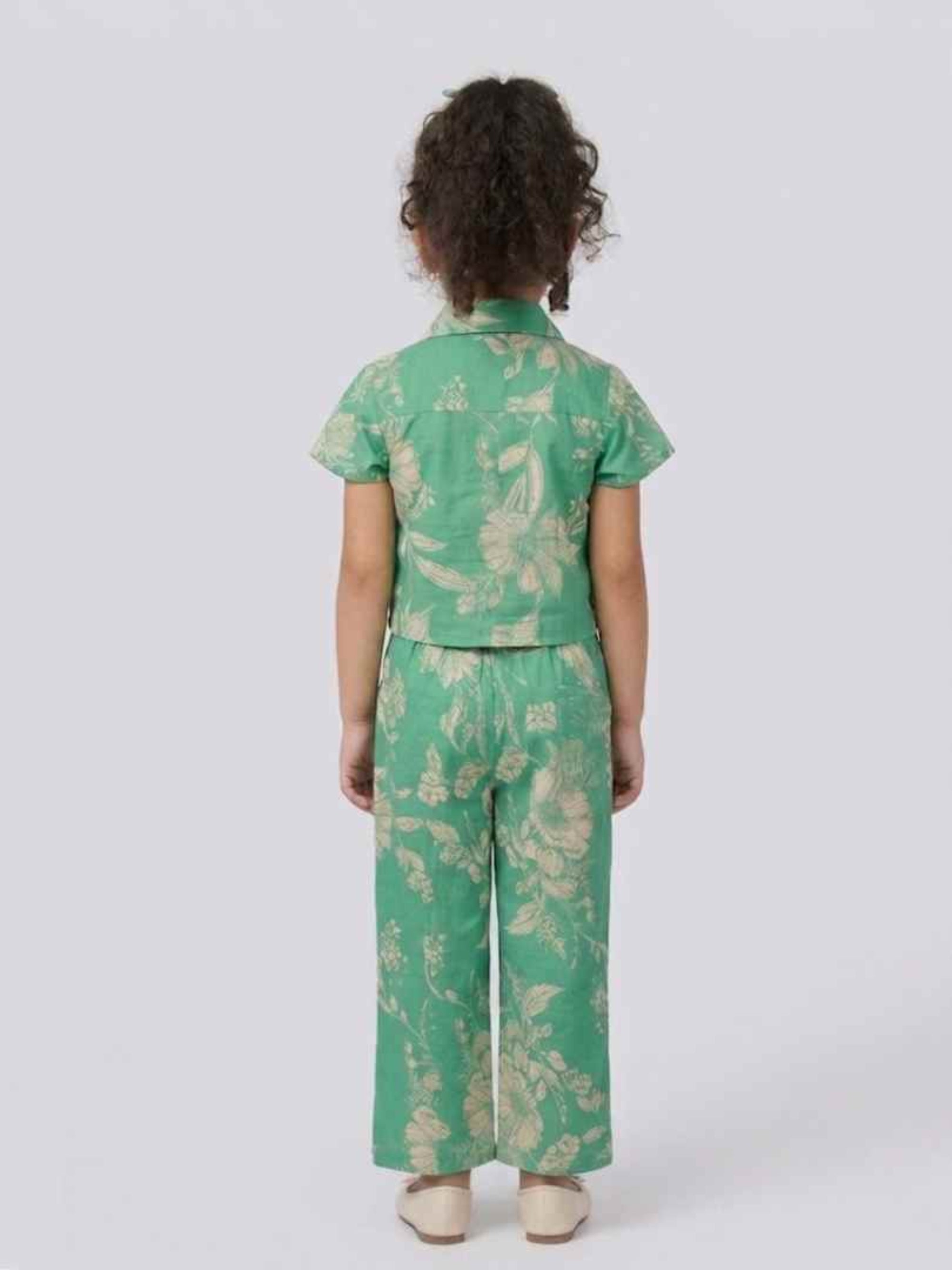 Kevora Emerald Bloom Co-ord Set