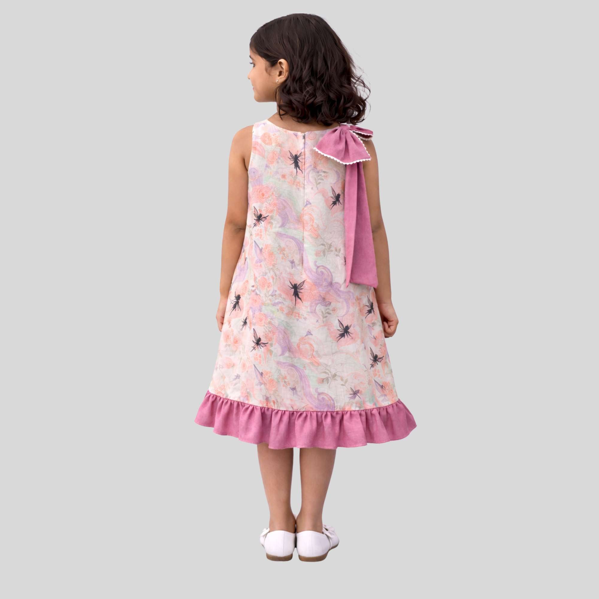 Floral Print A-Line Dress