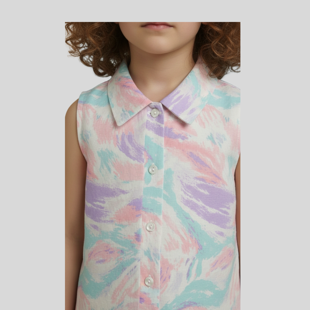 Kevora Pastel Dream Co-ord Set (Top & Culottes)