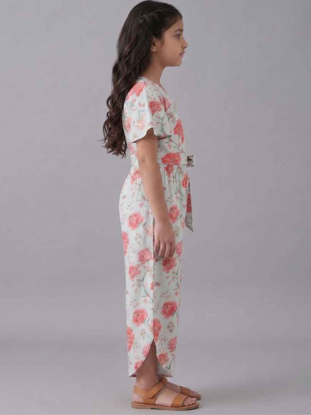 Kevora Blush Bloom Wrap Co-ord Set