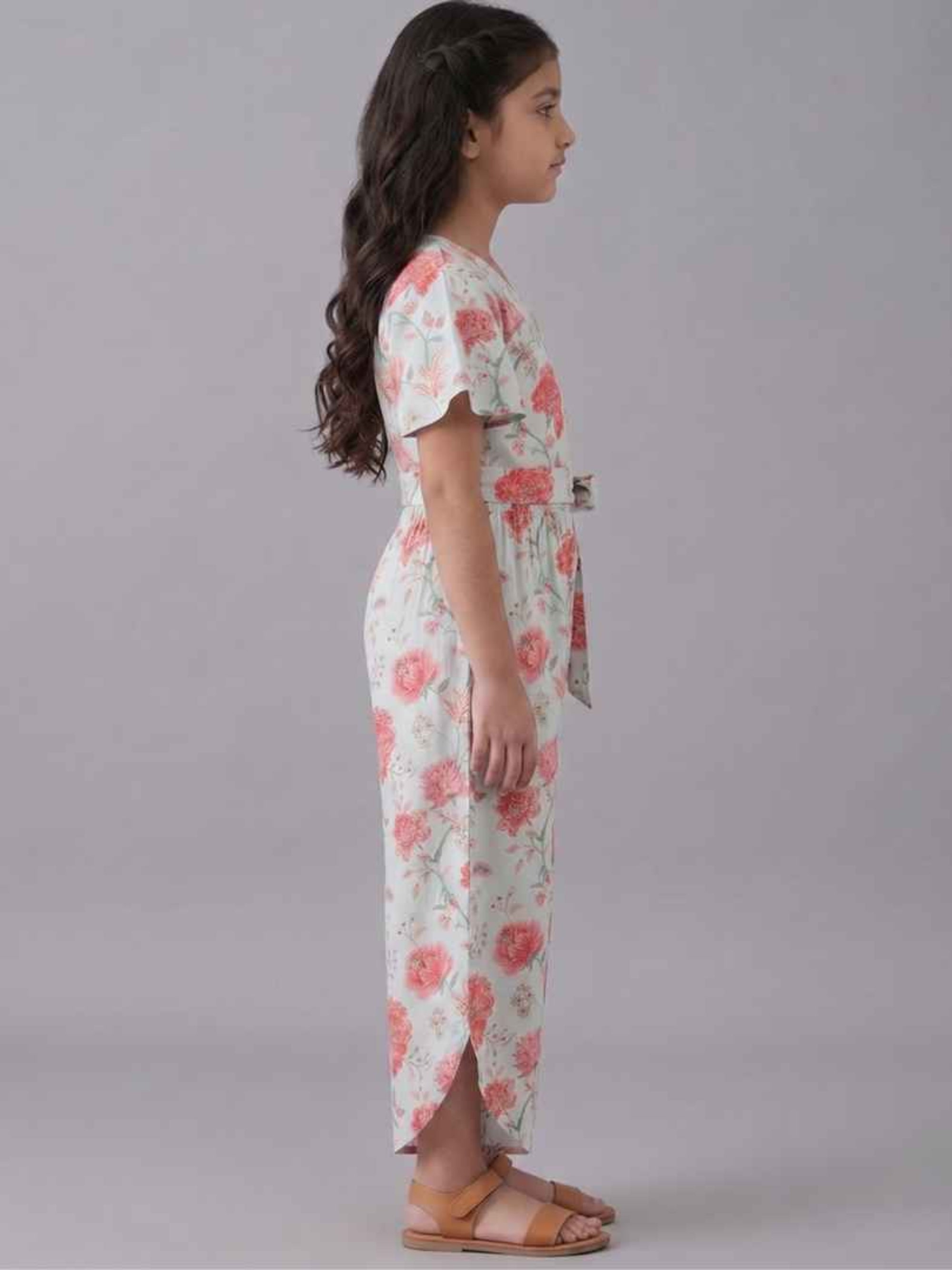 Kevora Blush Bloom Wrap Co-ord Set