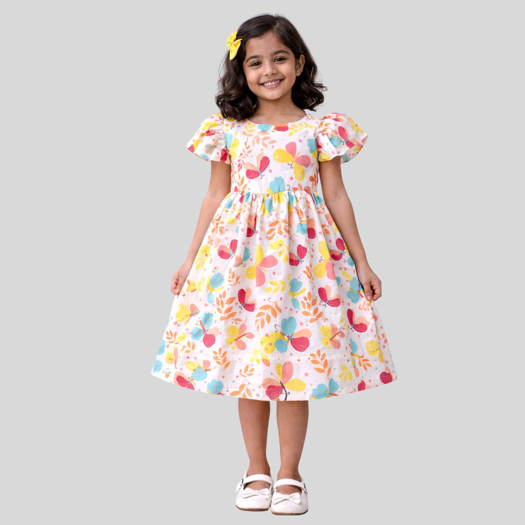 Butterfly Bloom Flutter Dress